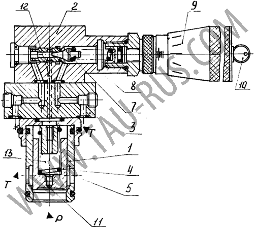 Устройство гидроклапана предохранительного КПВ-10, КПВ-20, КПВ-32 Устройство гидроклапана предохранительного КПВ-10, КПВ-20, КПВ-32