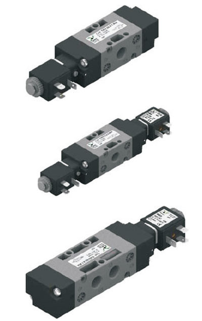 Распределители с электропневматическим управлением. Серия T424 Techno-Eco. Присоединение G1/4 Распределители с электропневматическим управлением. Серия T424 Techno-Eco. Присоединение G1/4
