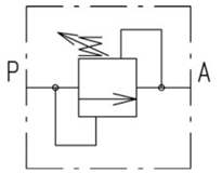 Гидравлическая схема клапанов Г54-3 Гидравлическая схема клапанов Г54-3