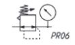 PR06 - регулятор со сбросом давления, со встроенным манометром PR06 - регулятор со сбросом давления, со встроенным манометром