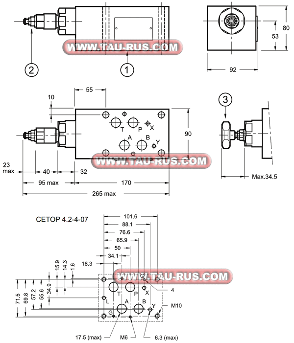 Габаритные и присоединительные размеры клапанов PRM7-PT6/10N/S(K), PRM7-PT5/10N/S(K), PRM7-PT4/10N/S(K) Габаритные и присоединительные размеры клапанов PRM7-PT6/10N/S(K), PRM7-PT5/10N/S(K), PRM7-PT4/10N/S(K)