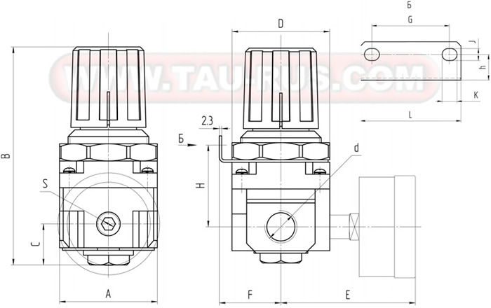 Чертеж П-РК-4(-6,-10,-16,-25) Чертеж П-РК-4(-6,-10,-16,-25)