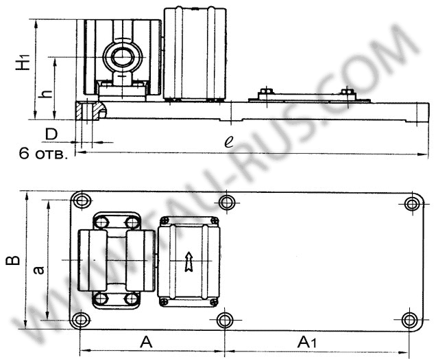 Чертёж насосов ДБГ11-2*(А) без электродвигателя Чертёж насосов ДБГ11-2*(А) без электродвигателя