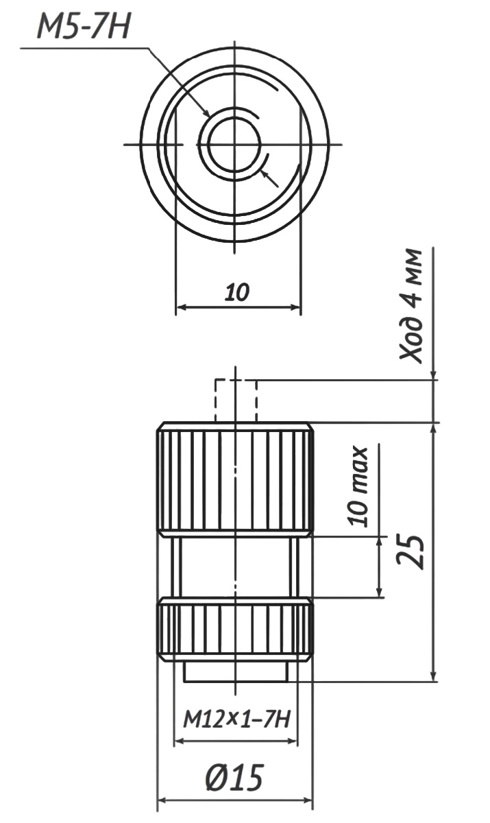 Габаритные и присоединительные размеры индикатора давления П-ИД-2 Габаритные и присоединительные размеры индикатора давления П-ИД-2