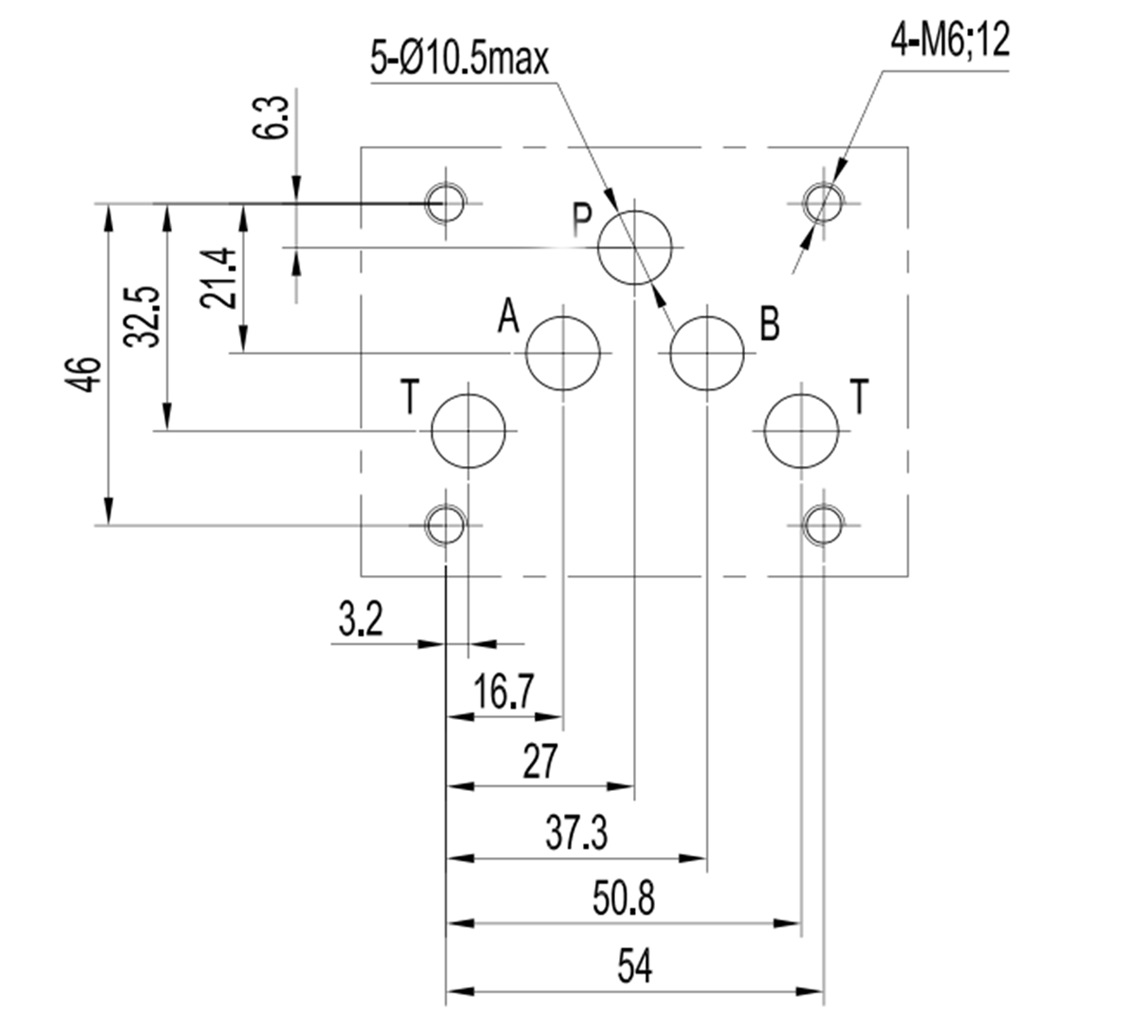 Присоединительные размеры гидрозамков ГЗМ10/3, ГЗМ10/3М Присоединительные размеры гидрозамков ГЗМ10/3, ГЗМ10/3М