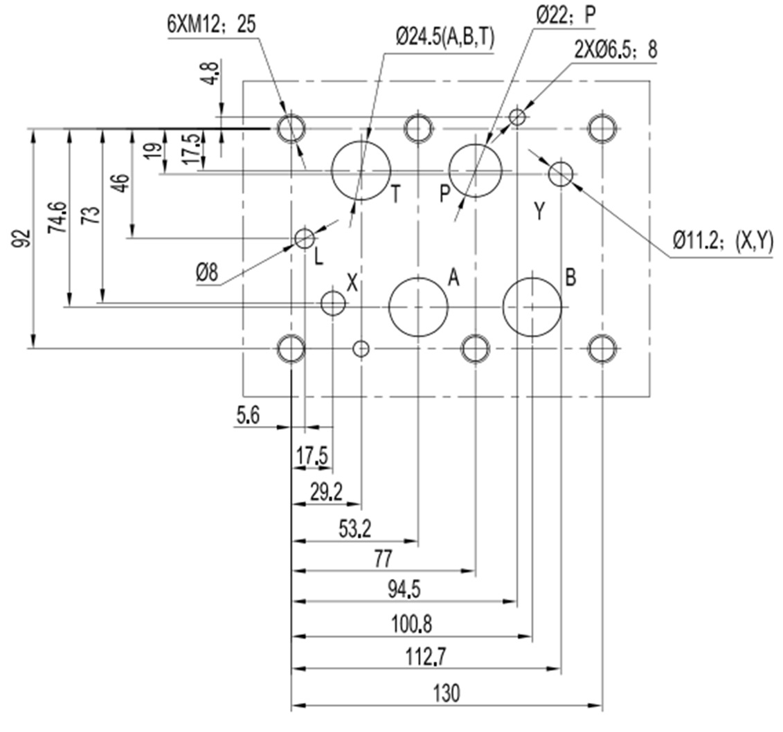Присоединительные размеры гидрозамков ГЗМ20/3, ГЗМ20/3М Присоединительные размеры гидрозамков ГЗМ20/3, ГЗМ20/3М