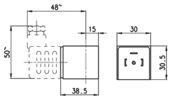 Габаритные размеры катушек A8 Габаритные размеры катушек A8