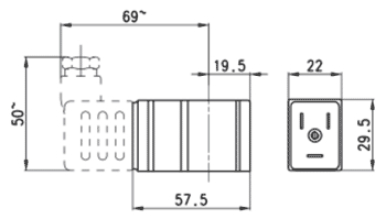Габаритные размеры катушек G93, G94 Габаритные размеры катушек G93, G94
