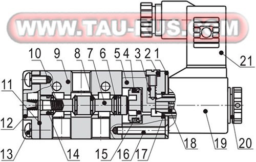 Основные элементы конструкций и принцип работы пневмораспределителя 4V*10 Основные элементы конструкций и принцип работы пневмораспределителя 4V*10