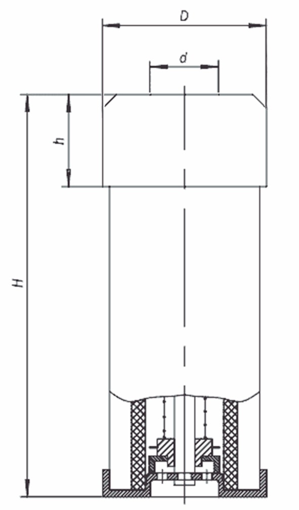 Основные размеры фильтров всасывающих сетчатых ОСТ2 С41-2-80 с предохранительным клапаном Основные размеры фильтров всасывающих сетчатых ОСТ2 С41-2-80 с предохранительным клапаном